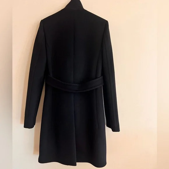 NWT Runway Emilio Pucci Wool Double Breasted Black Coat Italy Size 40 US 6 - Picture 10 of 15